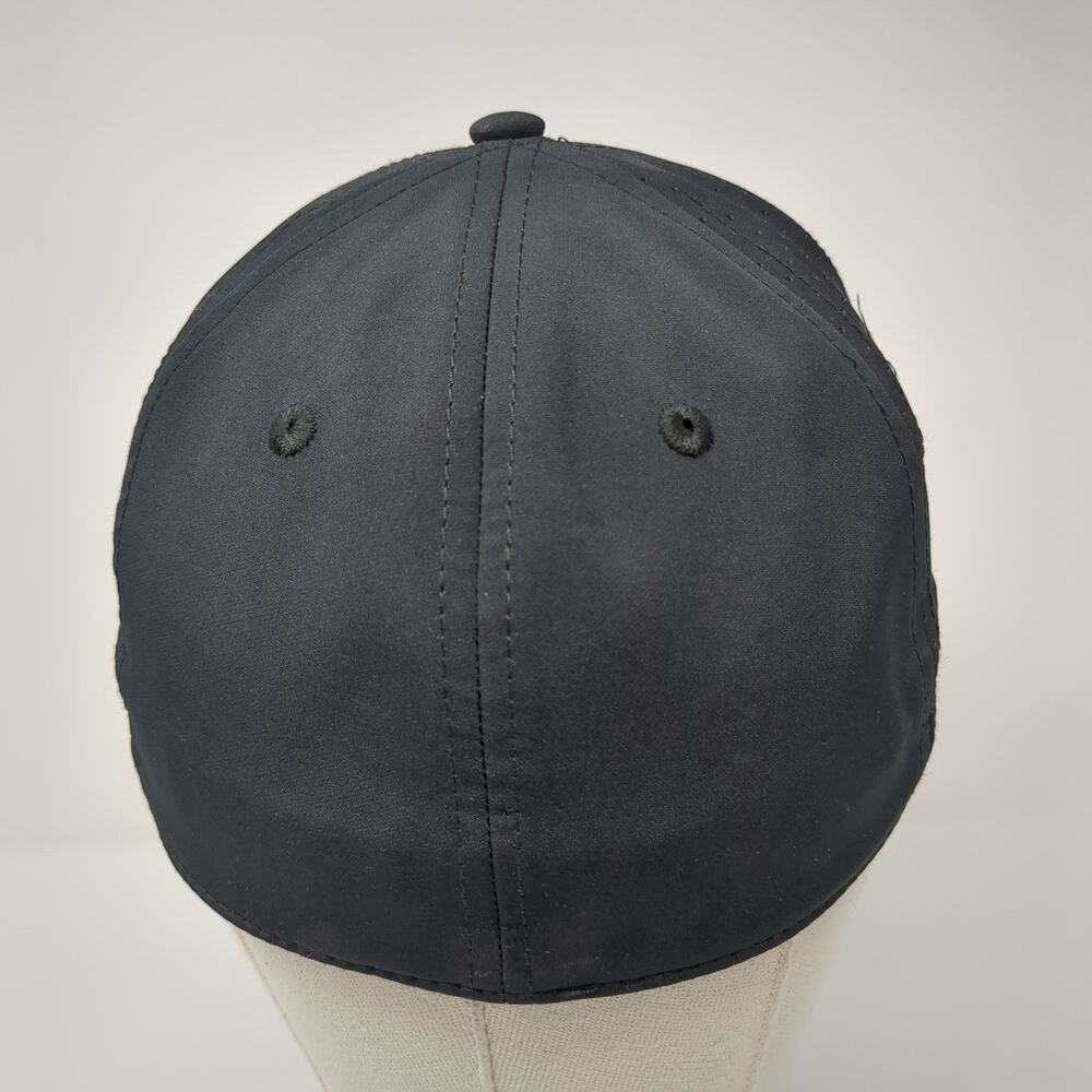 The Game Fitted Flat Bill Hat Black Embroidered Pink R Logo Size Small - Picture 5 of 9